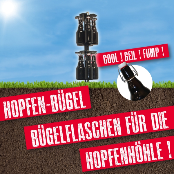 Hopfen Höhle Bügel für Bügelflaschen